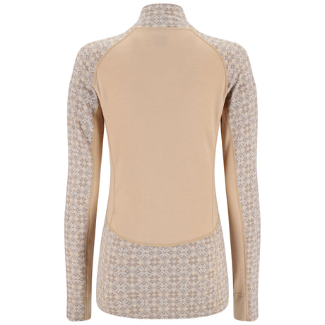 Kari Traa Rose Light Half Zip Skiundertrøje Dame - Oat Beige -