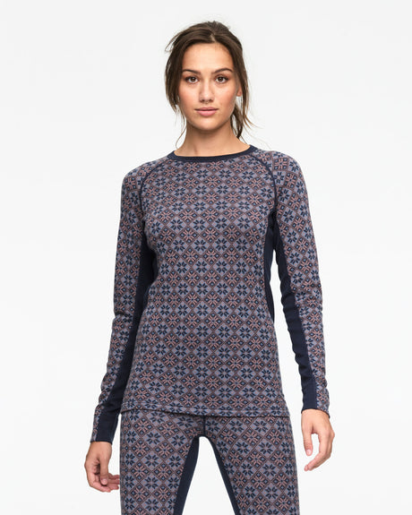 Kari Traa Rose Light Long Sleeve Skiundertrøje Dame - Royal -