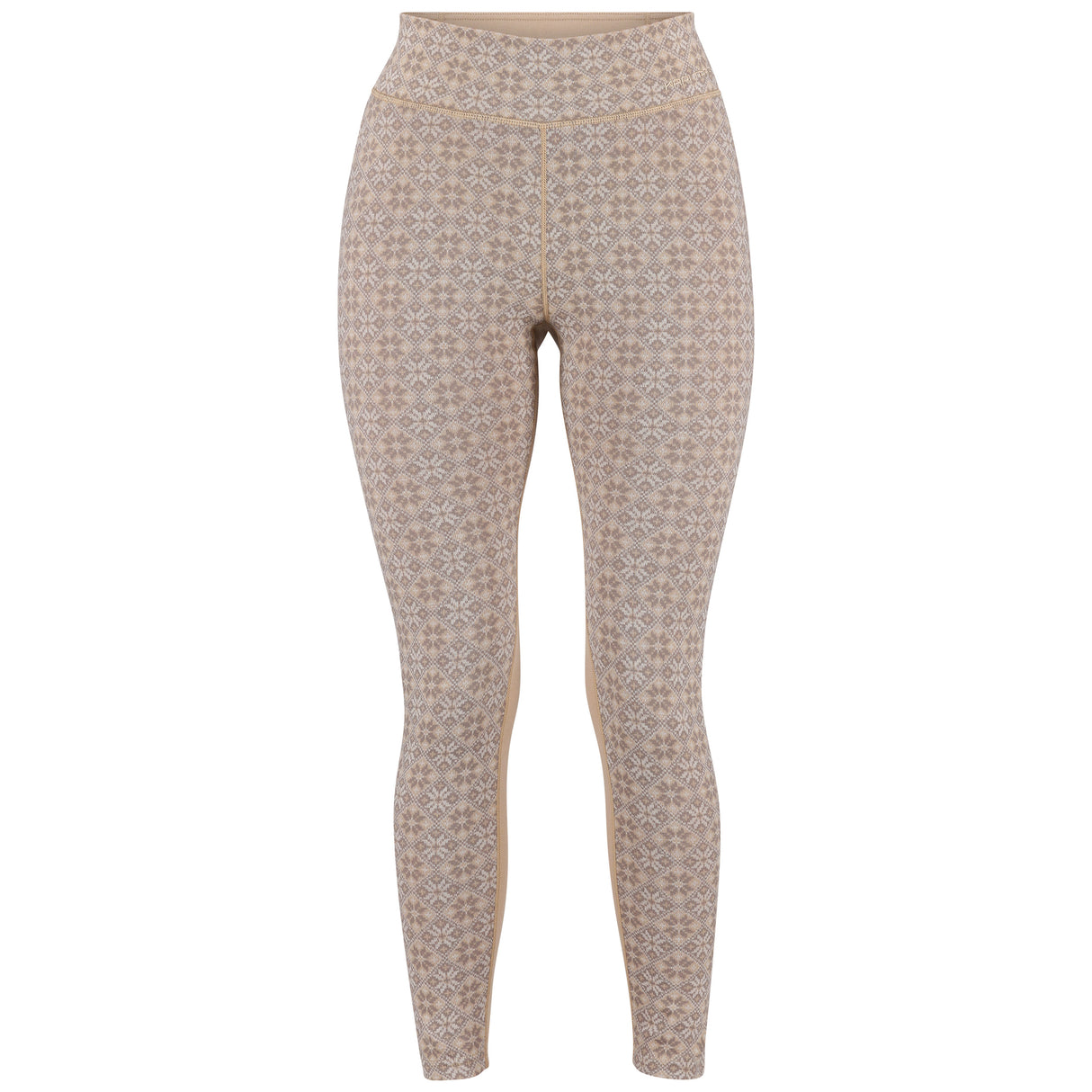 Kari Traa Rose Light High Waisted Pants Skiunderbukser Dame - Oat Beige -