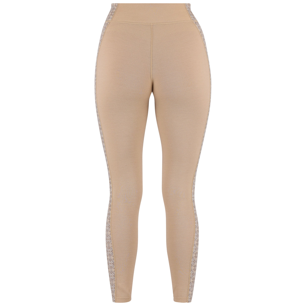 Kari Traa Rose Light High Waisted Pants Skiunderbukser Dame - Oat Beige -