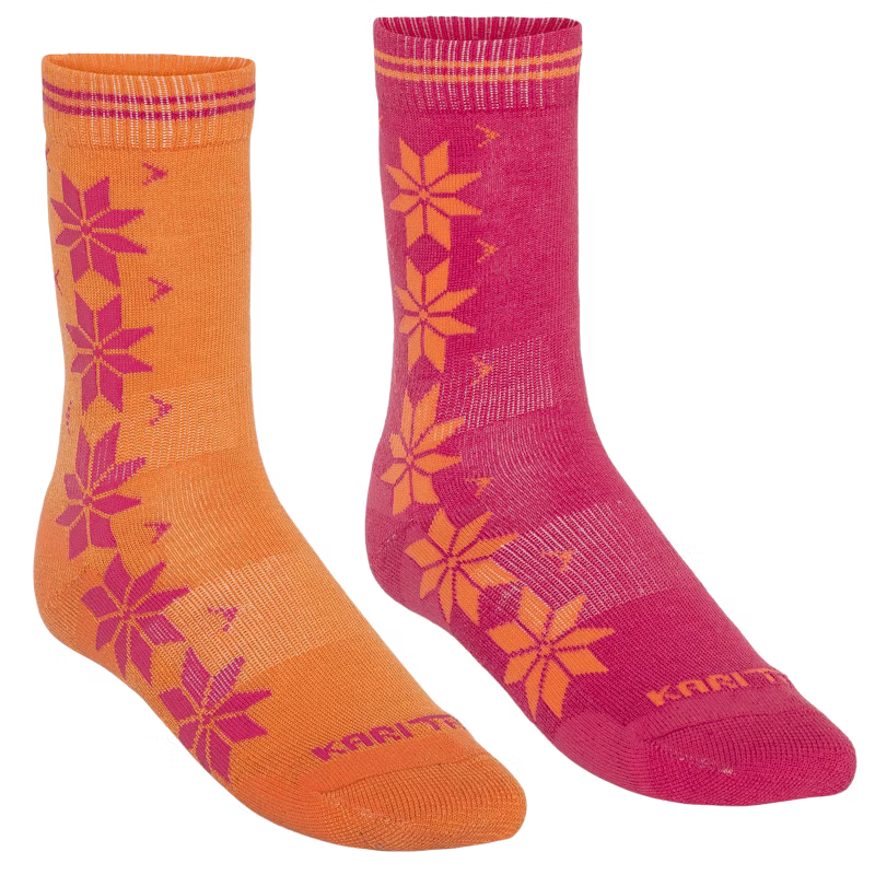 Kari Traa Vinst Wool Socks 2PK Sportssokker Dame - Berry Pink - Berry Pink
