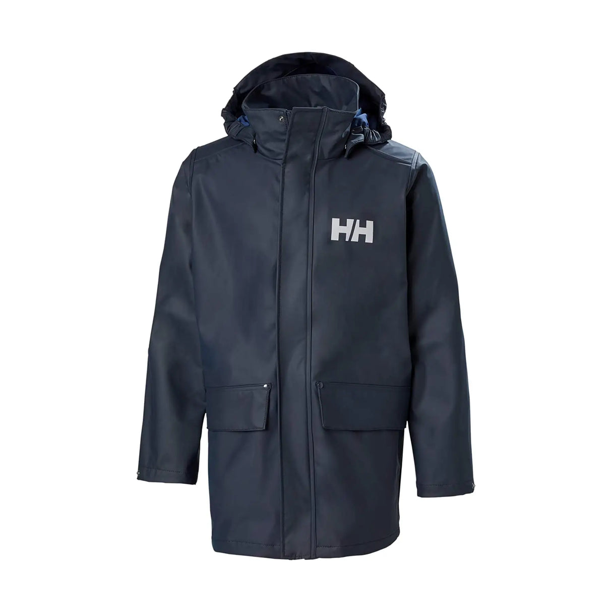 Helly Hansen Juniors' Moss Rain Coat Regnjakke Børn - Navy
