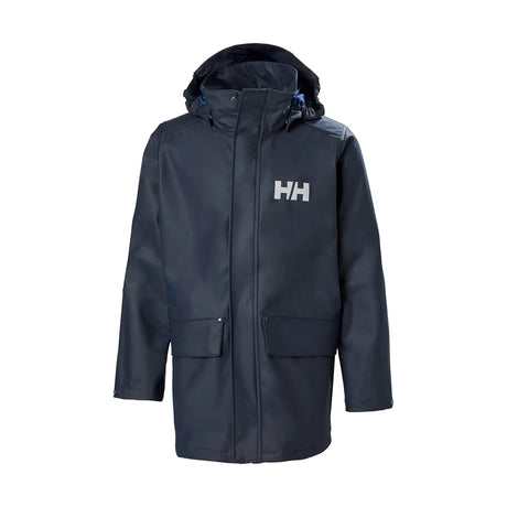 Helly Hansen Juniors' Moss Rain Coat Regnjakke Børn - Navy