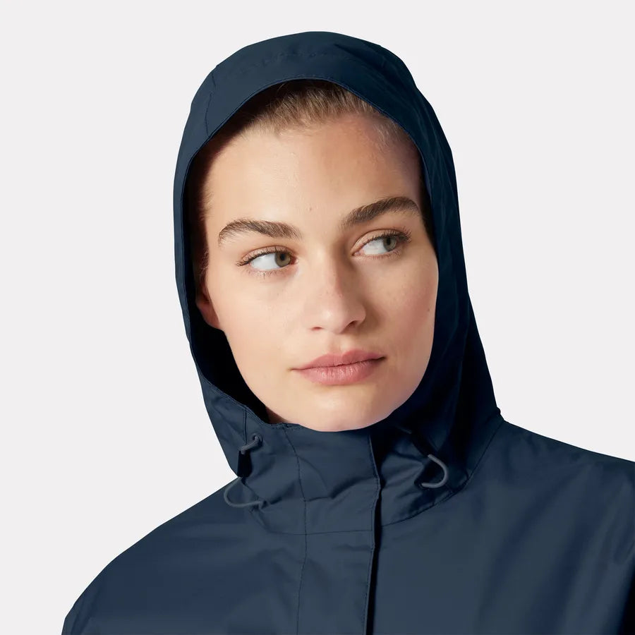 Helly Hansen Women's Seven J Rain Jacket Regnjakke Dame - Navy -