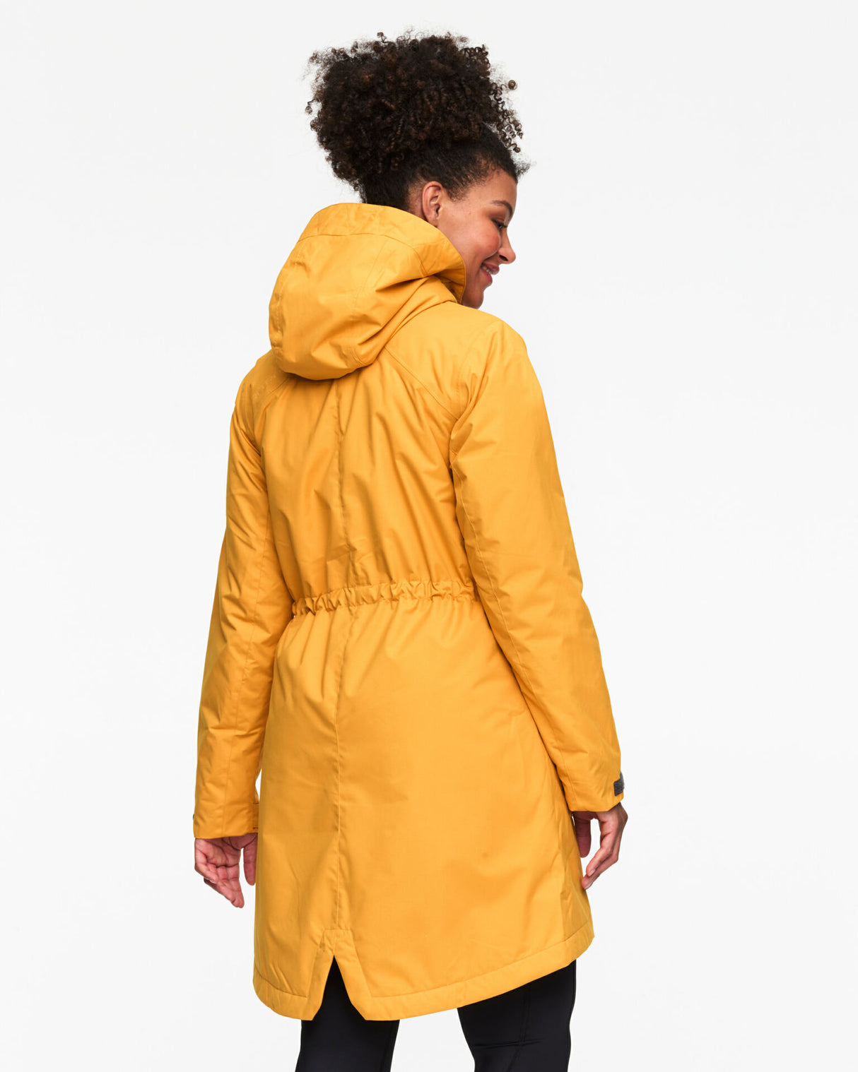 Kari Traa Tvinde Parka Jakke Dame - Glowy Yellow -
