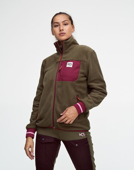 Kari Traa Røthe Midlayer Fleecetrøje Dame - Tweed -