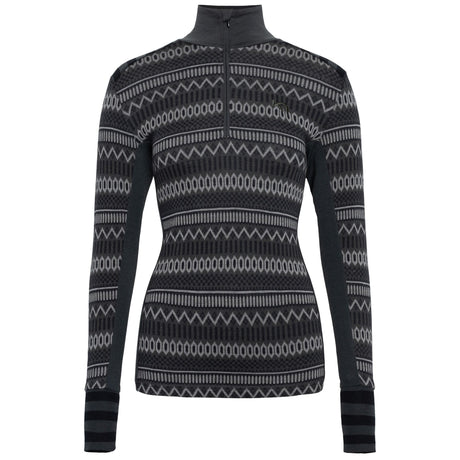 Kari Traa Åkle Half Zip Skiundertrøje Dame - Dark Grey - Dark Grey