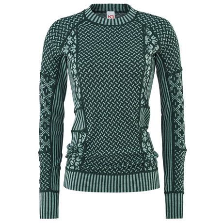 Kari Traa Smekker Long Sleeve Baselayer Skiundertrøje Dame - Pine Green