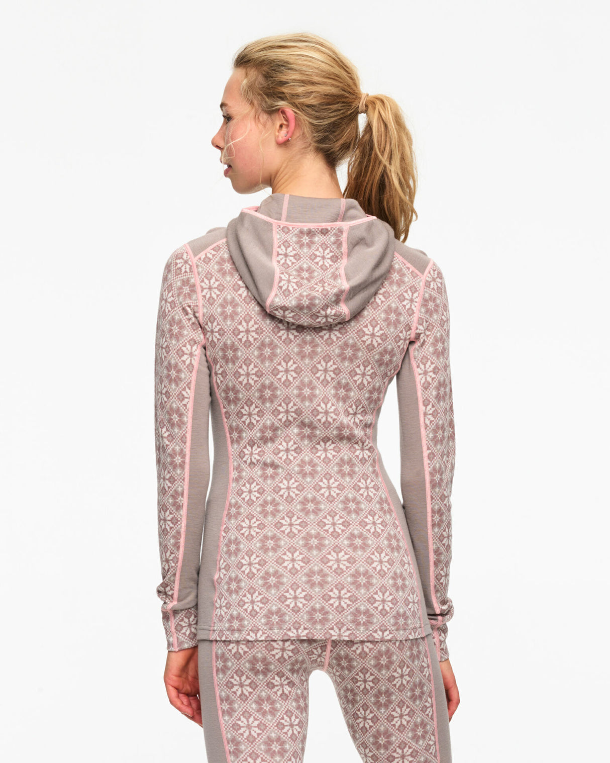 Kari Traa Rose Hoodie Skiundertrøje Dame - Taupe -