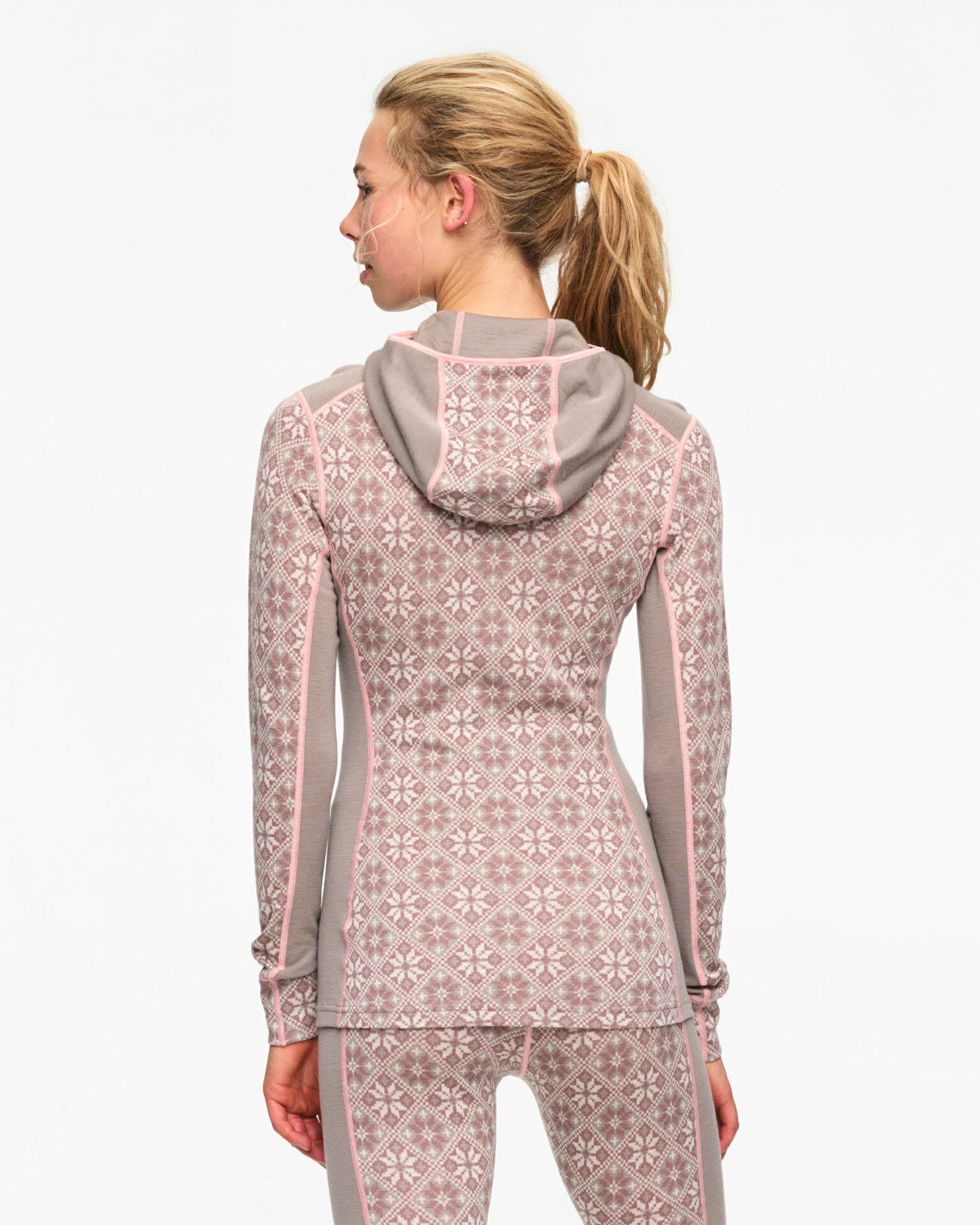 Kari Traa Rose Hoodie Skiundertrøje Dame - Taupe -