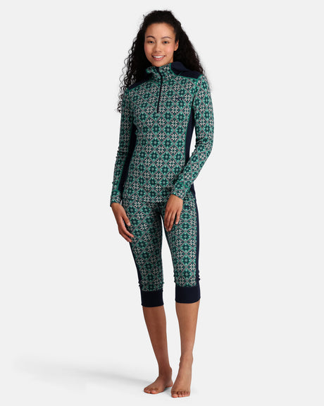 Kari Traa Rose Hoodie Skiundertrøje Dame - Cress -