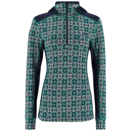 Kari Traa Rose Hoodie High Waist Skiundertøj Sæt Dame - Cress -