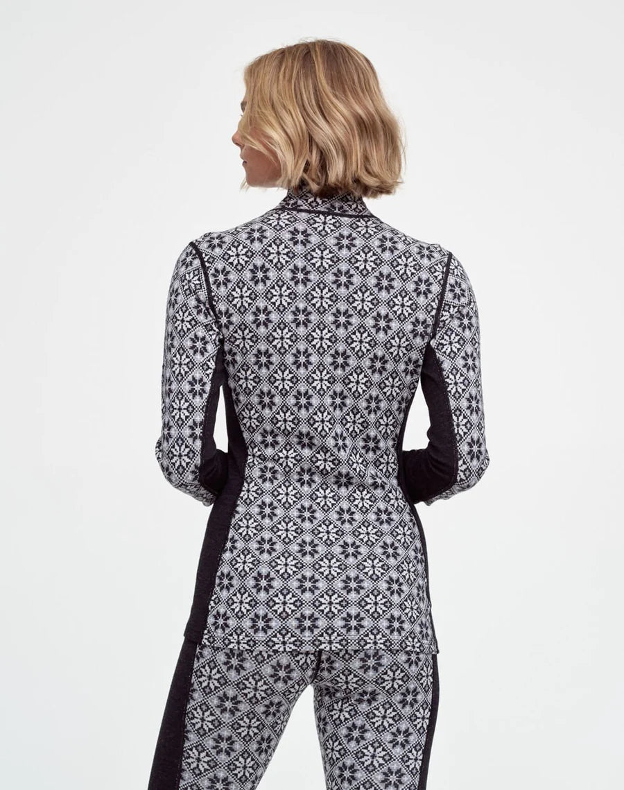 Kari Traa Rose Half Zip Skiundertøj Sæt Dame - Black -