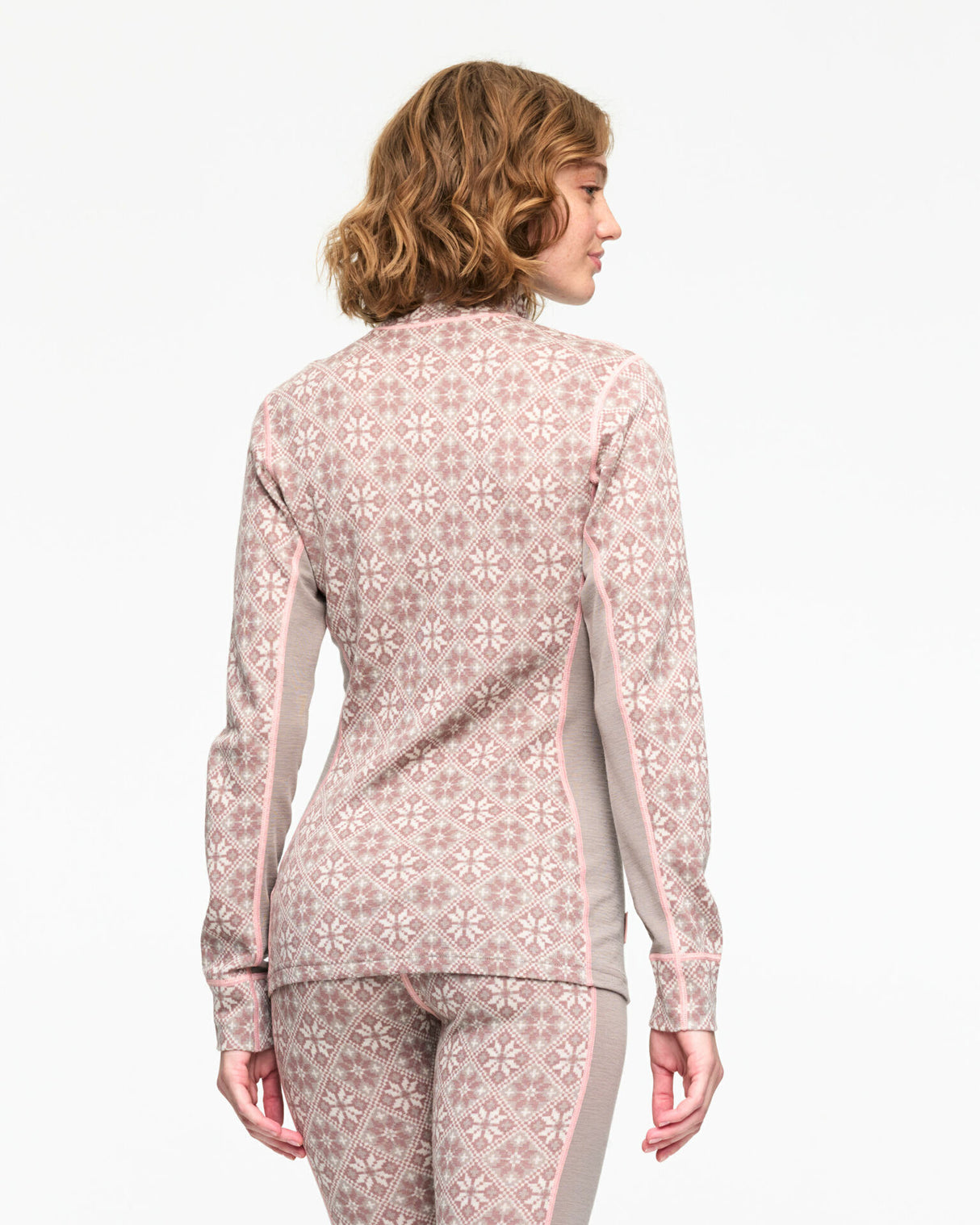 Kari Traa Rose Half Zip Skiundertrøje Dame - Taupe -
