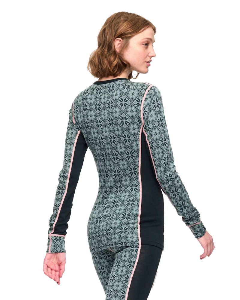 Kari Traa Rose Long Sleeve Skiundertrøje Dame - Murk Green -