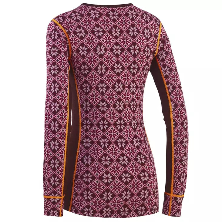 Kari Traa Rose Long Sleeve Capri Skiundertøj Sæt Dame - Syrup -