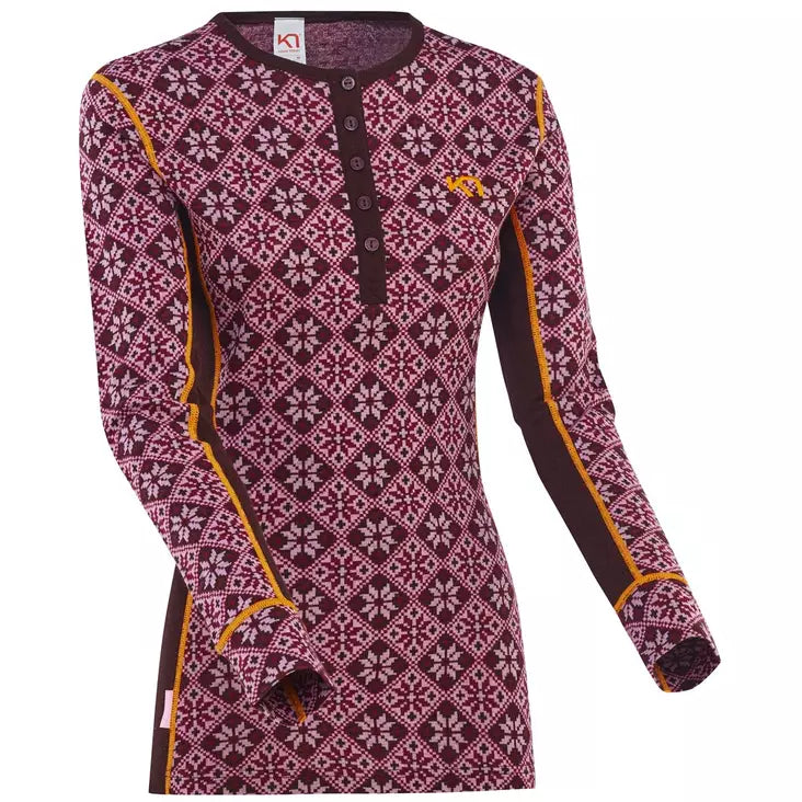 Kari Traa Rose Long Sleeve Skiundertrøje Dame - Syrup -