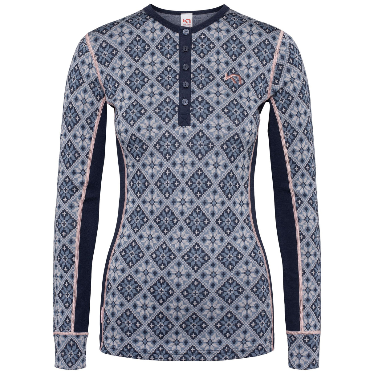 Kari Traa Rose Long Sleeve Skiundertrøje Dame - Dusty Blue - Dusty Blue