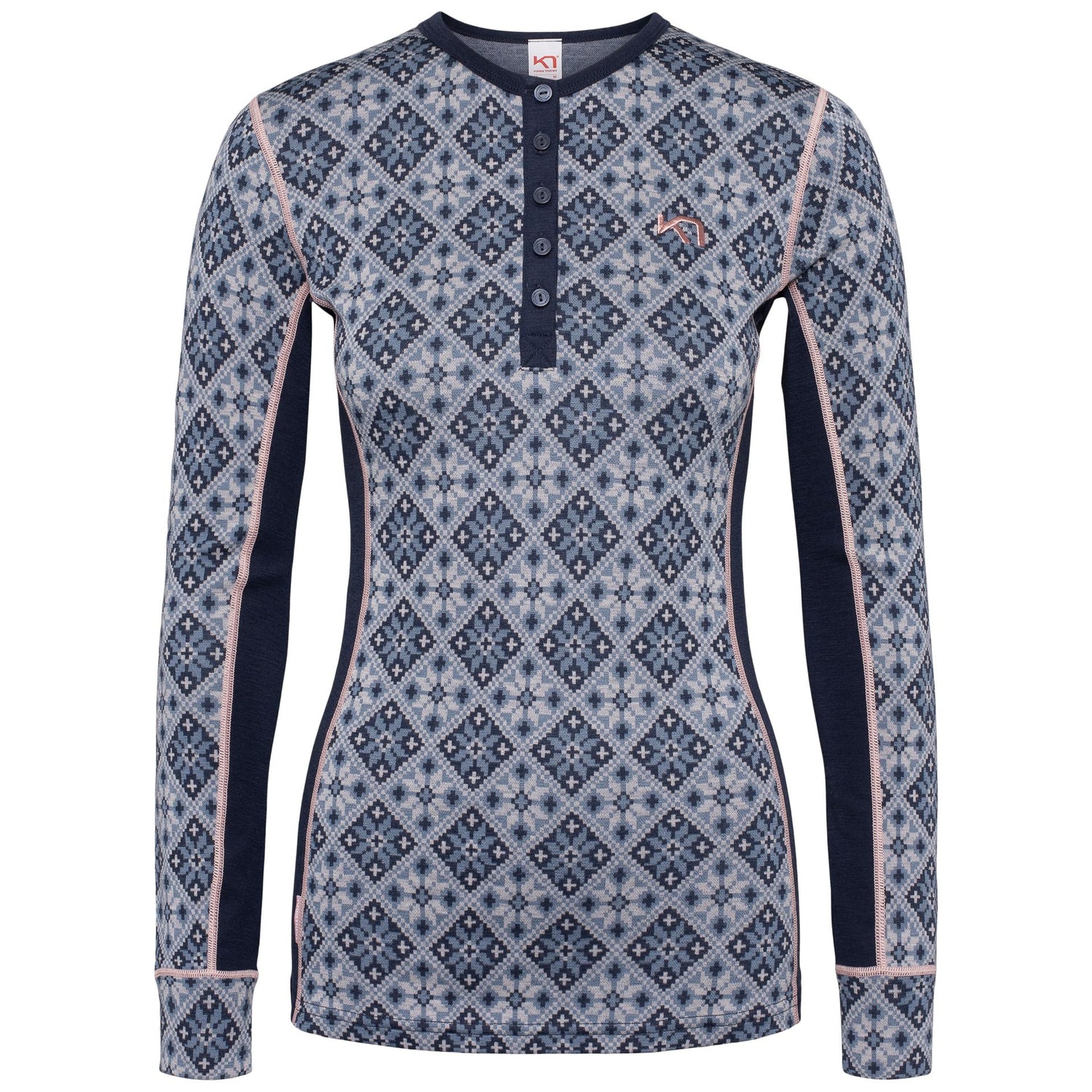 Kari Traa Rose Long Sleeve Skiundertrøje Dame - Dusty Blue - Dusty Blue
