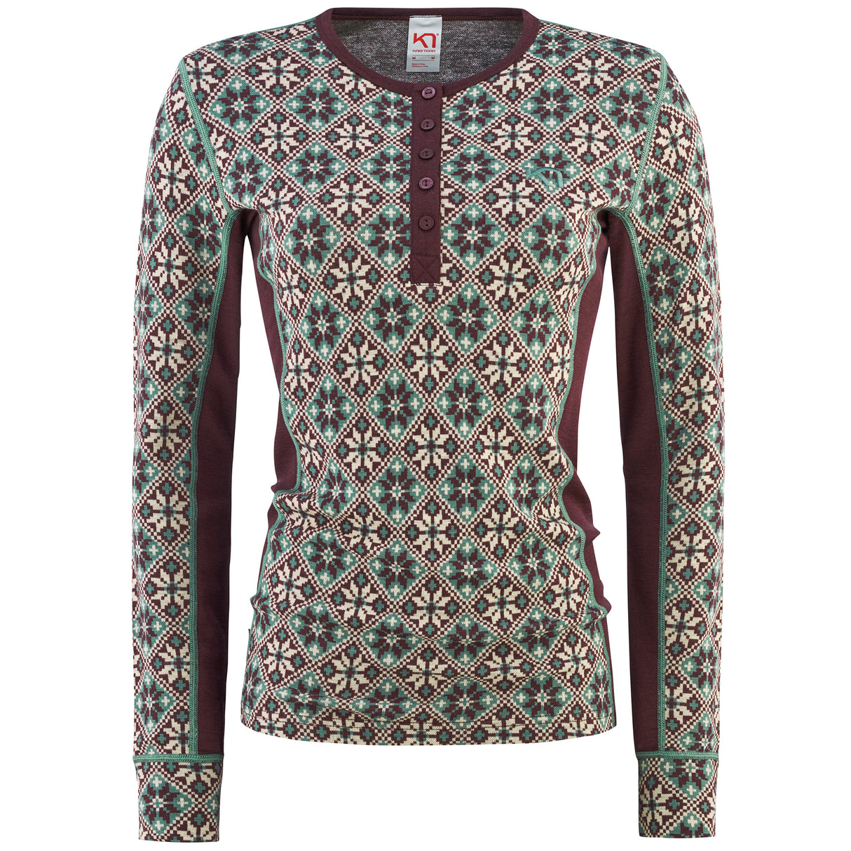 Kari Traa Rose Long Sleeve Skiundertrøje Dame - Forest Green - Forest Green