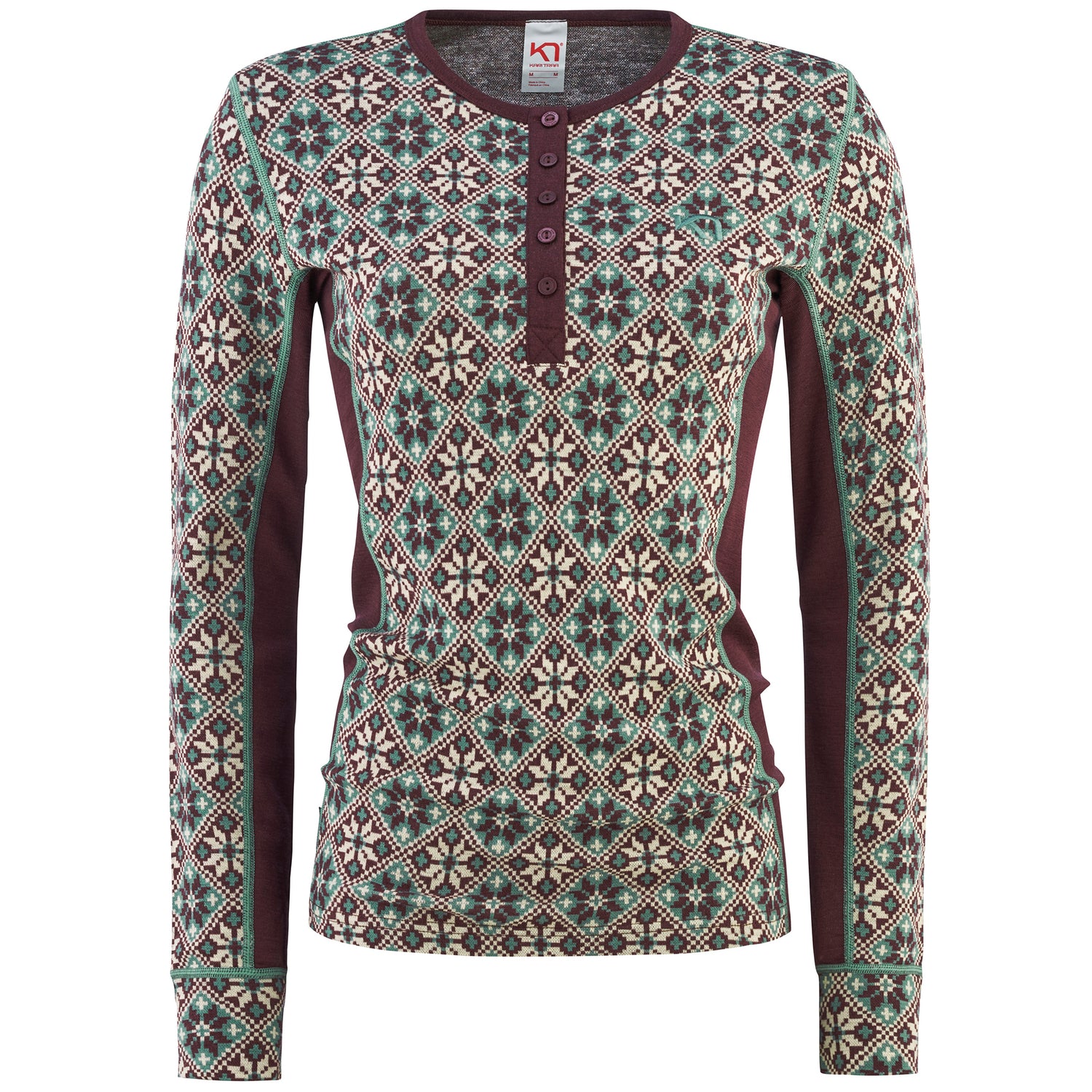 Kari Traa Rose Long Sleeve Skiundertrøje Dame - Forest Green - Forest Green