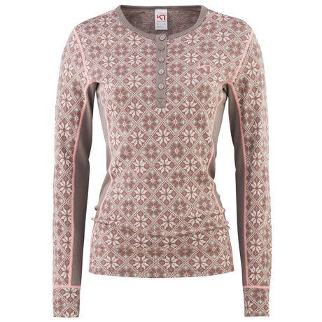 Kari Traa Rose Long Sleeve Skiundertrøje Dame - Taupe -