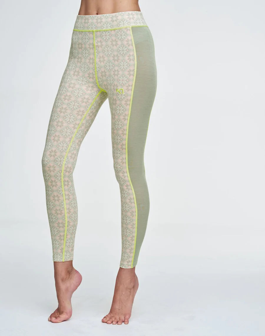 Kari Traa Rose Half Zip High Waist Skiundertøj Sæt Dame - Slate -