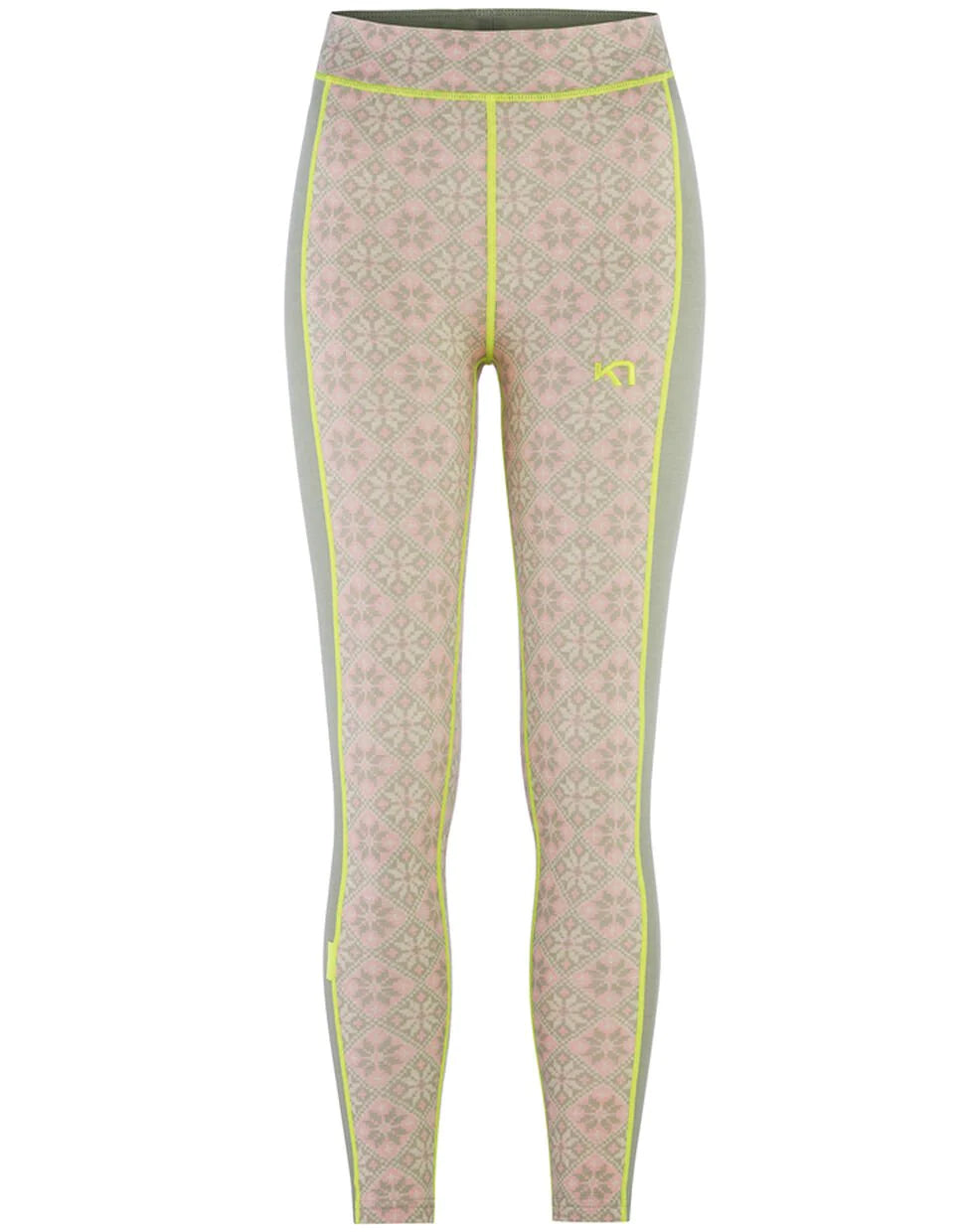 Kari Traa Rose Long Sleeve High Waist Skiundertøj Sæt Dame - Slate -