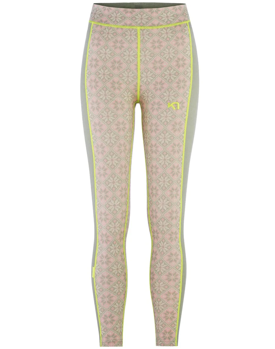 Kari Traa Rose Half Zip High Waist Skiundertøj Sæt Dame - Slate -