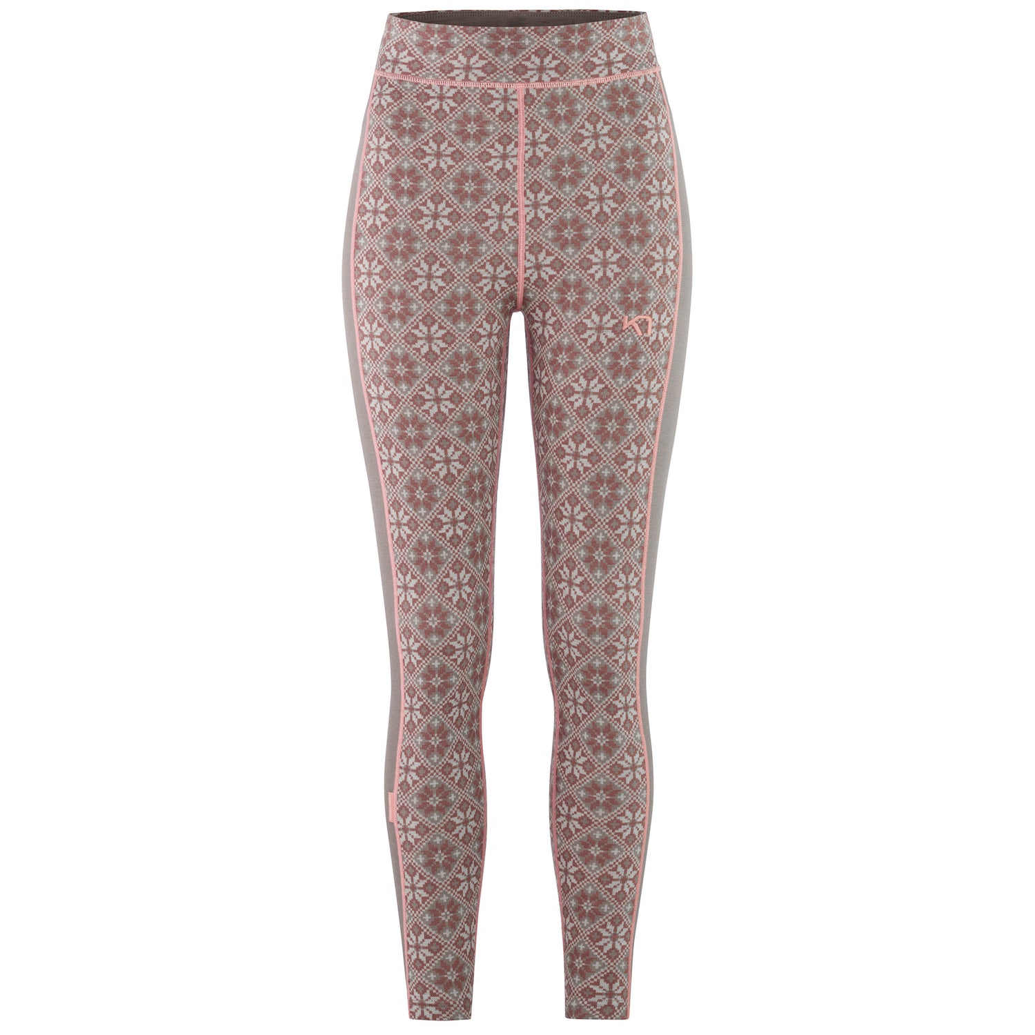 Kari Traa Rose High Waist Pants Skiunderbukser Dame - Taupe -