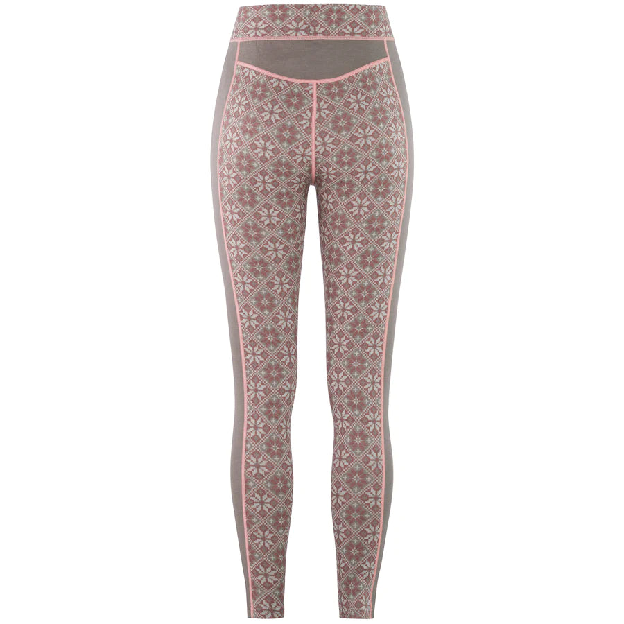 Kari Traa Rose Half Zip High Waist Skiundertøj Sæt Dame - Taupe -