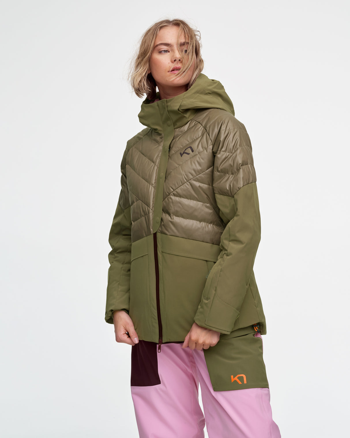 Kari Traa Ragnhild Down Jacket Skijakke Dame - Tweed