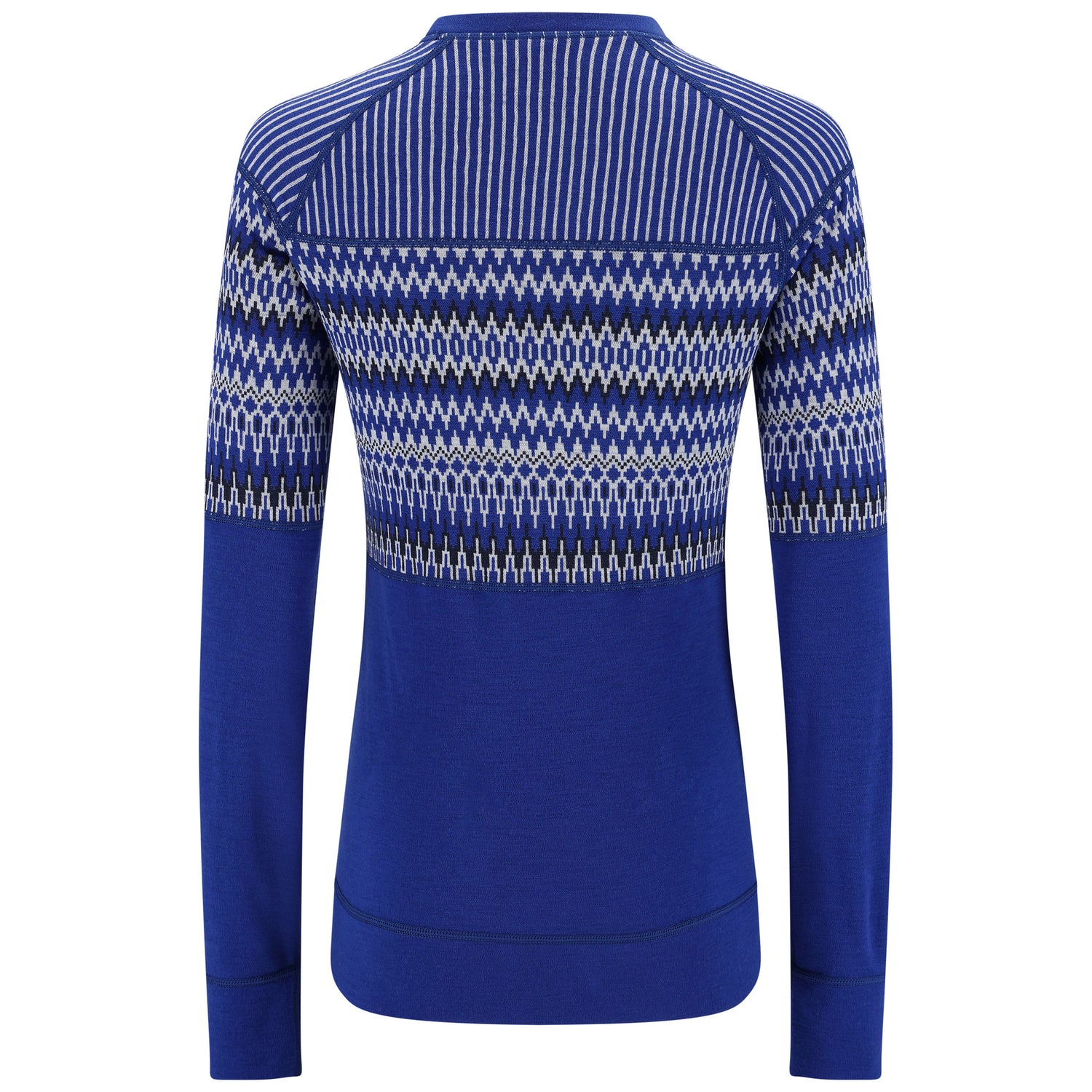 Kari Traa Silja Long Sleeve Baselayer Skiundertøj Sæt Dame - Azure Blue -