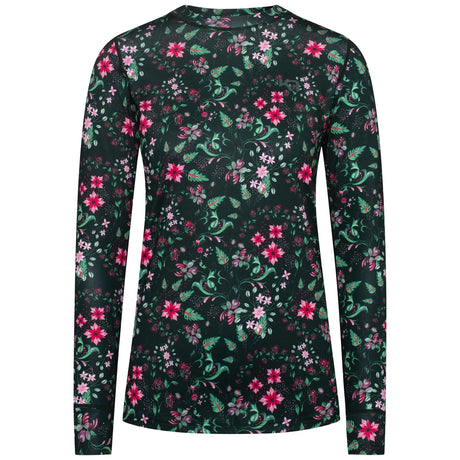 Kari Traa Fryd Long Sleeve Baselayer Skiundertrøje Dame - Pine Green - Pine Green