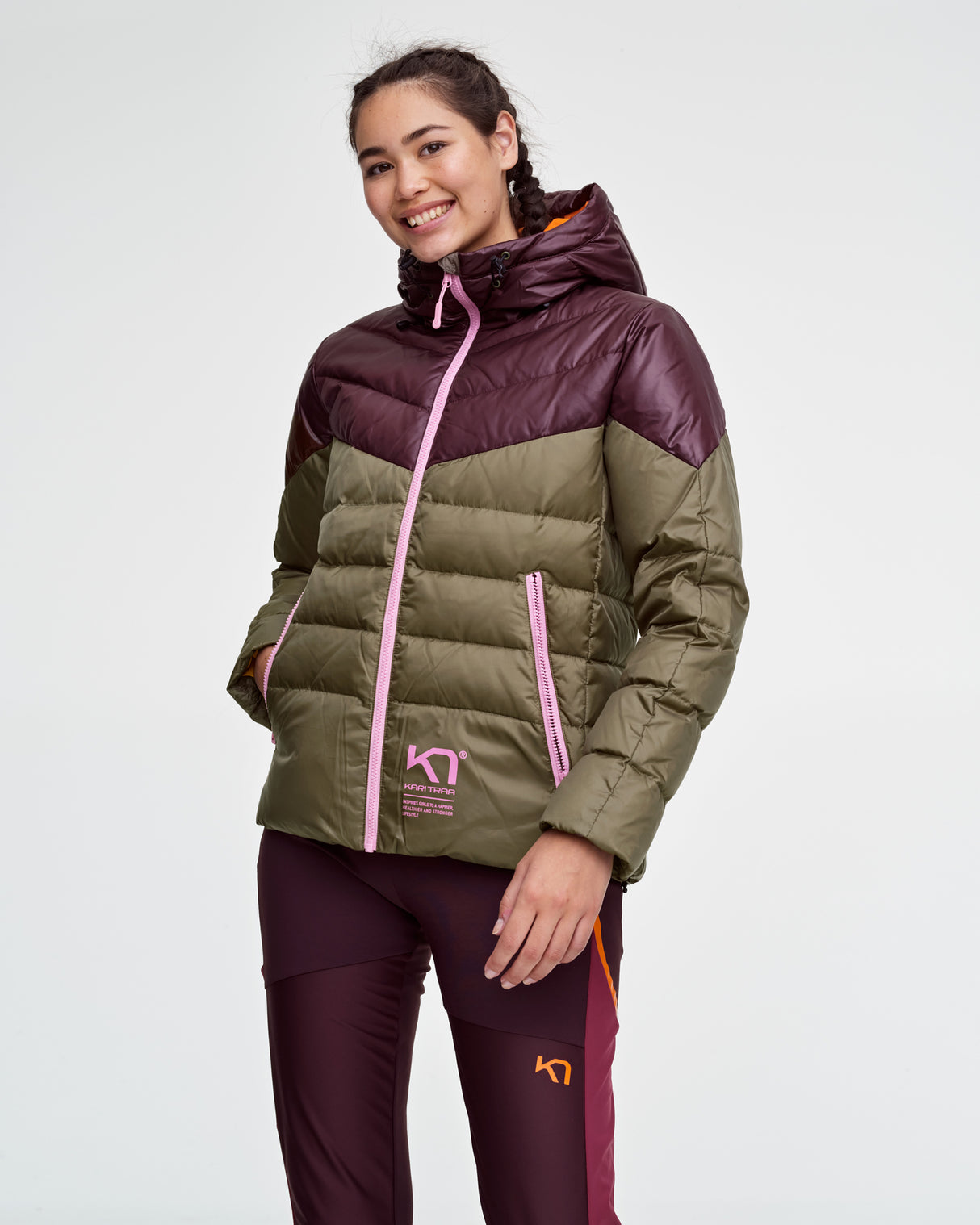 Kari Traa Tirill Down Dunjakke Dame - Tweed - Tweed