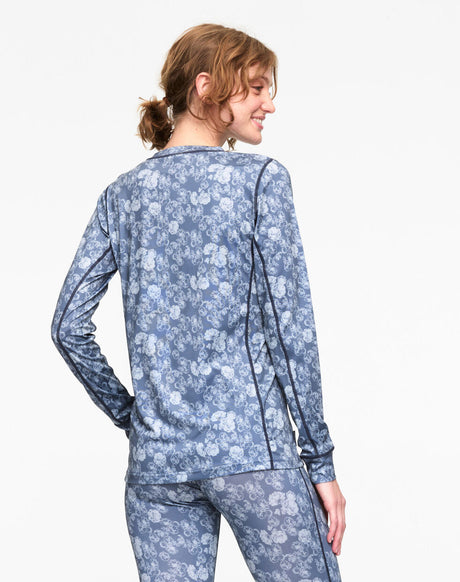 Kari Traa Fantastisk Skiundertøj Sæt Dame - Recycled Misty Blue -