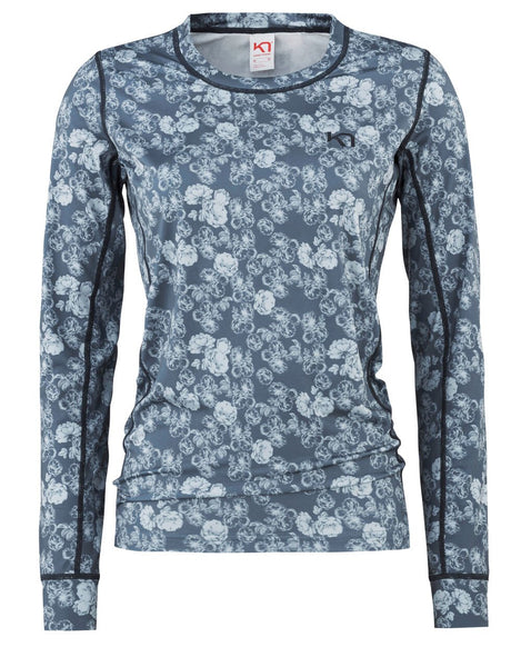 Kari Traa Fantastisk Skiundertøj Sæt Dame - Recycled Misty Blue -