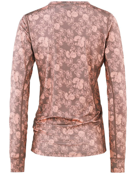 Kari Traa Fantastisk Skiundertøj Sæt Dame - Recycled Taupe Dusty Pink -