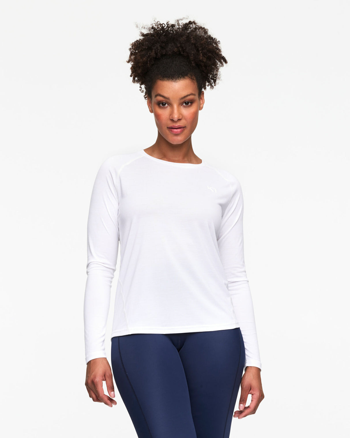 Kari Traa Emily Longsleeve Langærmet Træningstrøje Dame - Bright White -