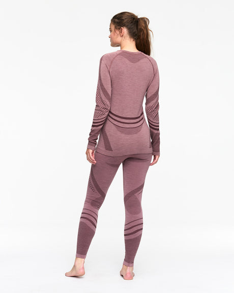 Kari Traa Oline Long Sleeve Langærmet Skiundertrøje Dame - Taupe -