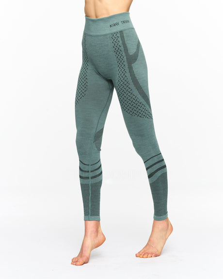 Kari Traa Oline Pants Skiunderbukser Dame - Murk Green - Murk Green