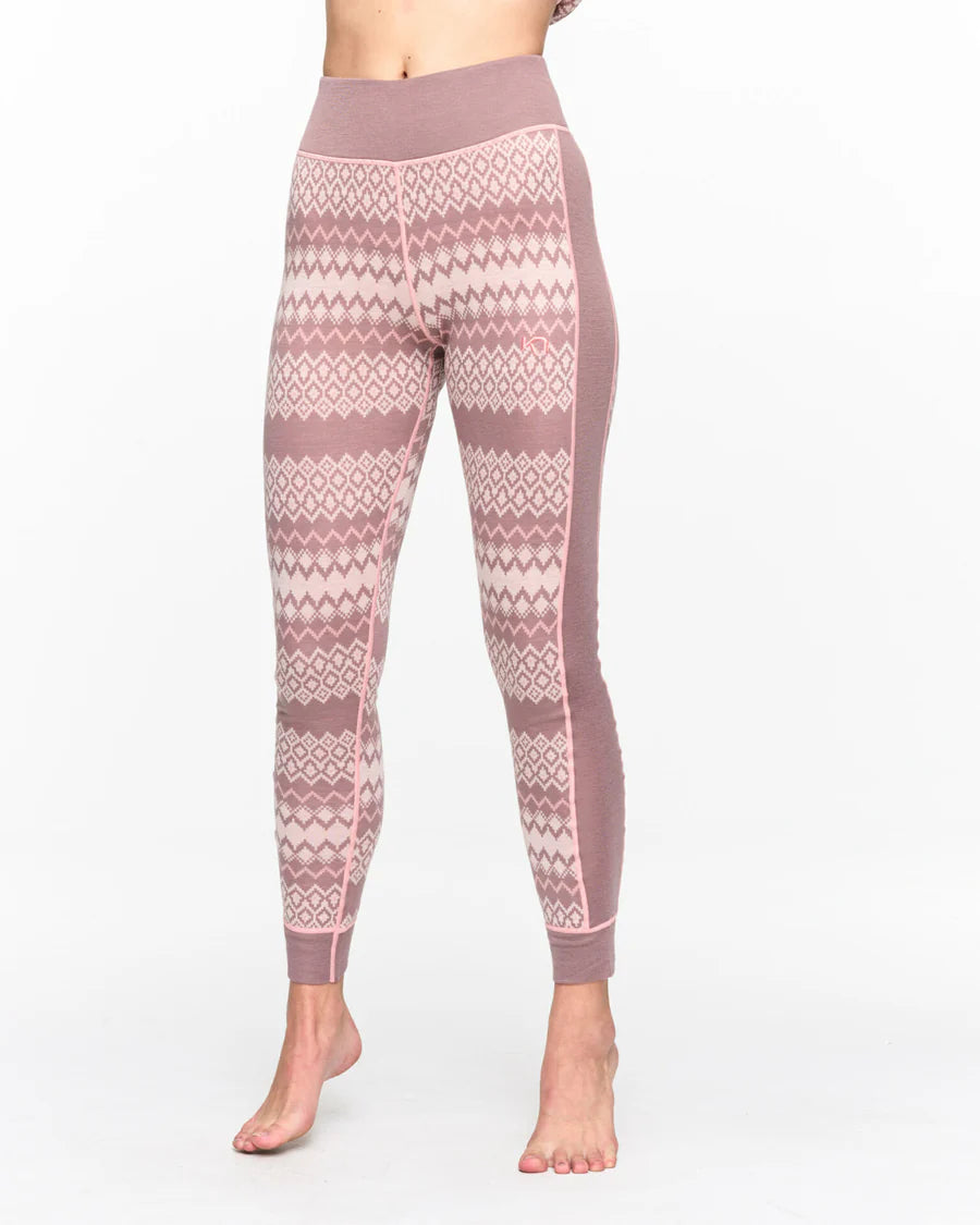 Kari Traa Agnes 2.0 Half Zip Skiundertøj Sæt Dame - Taupe -