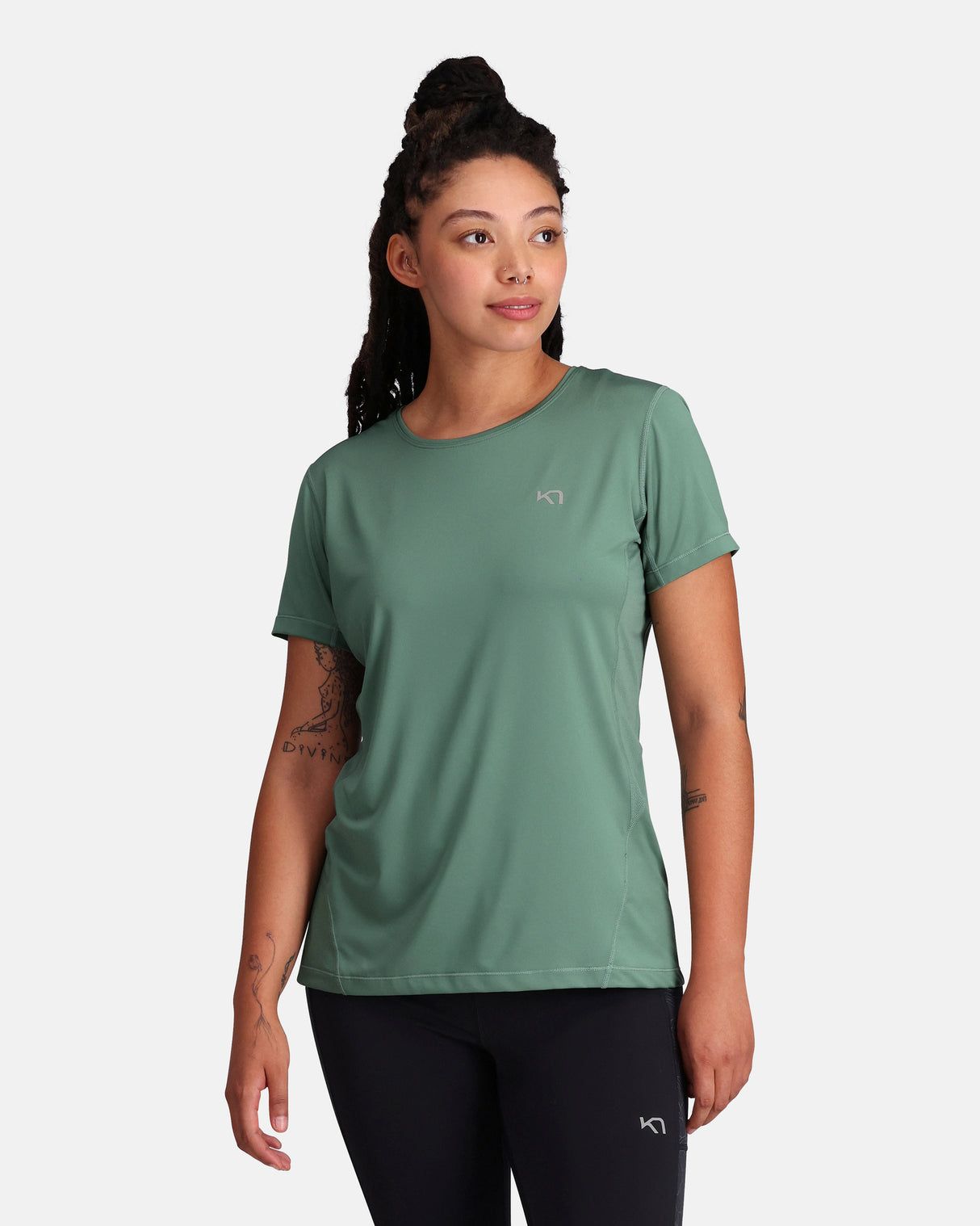 Kari Traa Nora 2.0 Tee T-shirt Dame - Murk Green