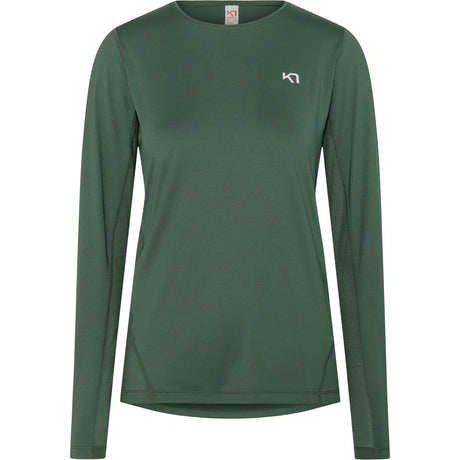 Kari Traa Nora 2.0 Long Sleeve Langærmet Træningstop Dame - Thyme Green -