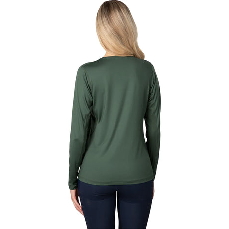 Kari Traa Nora 2.0 Long Sleeve Langærmet Træningstop Dame - Thyme Green -