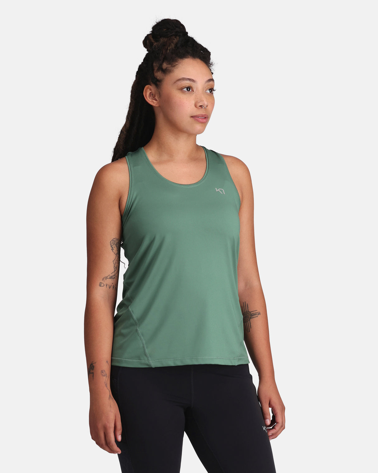 Kari Traa Nora 2.0 Tanktop Dame - Murk Green