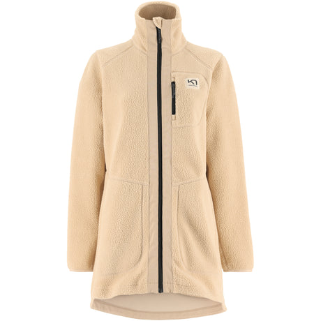 Kari Traa Sanne Pile Jacket Fleecejakke Dame - Oat Beige - Oat Beige
