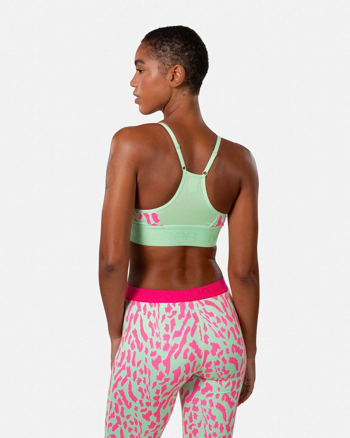 Kari Traa Var Printed Sports-BH - Mint -
