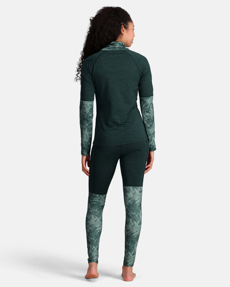 Kari Traa Fierce Skiundertøj Sæt Dame - Pine Green -