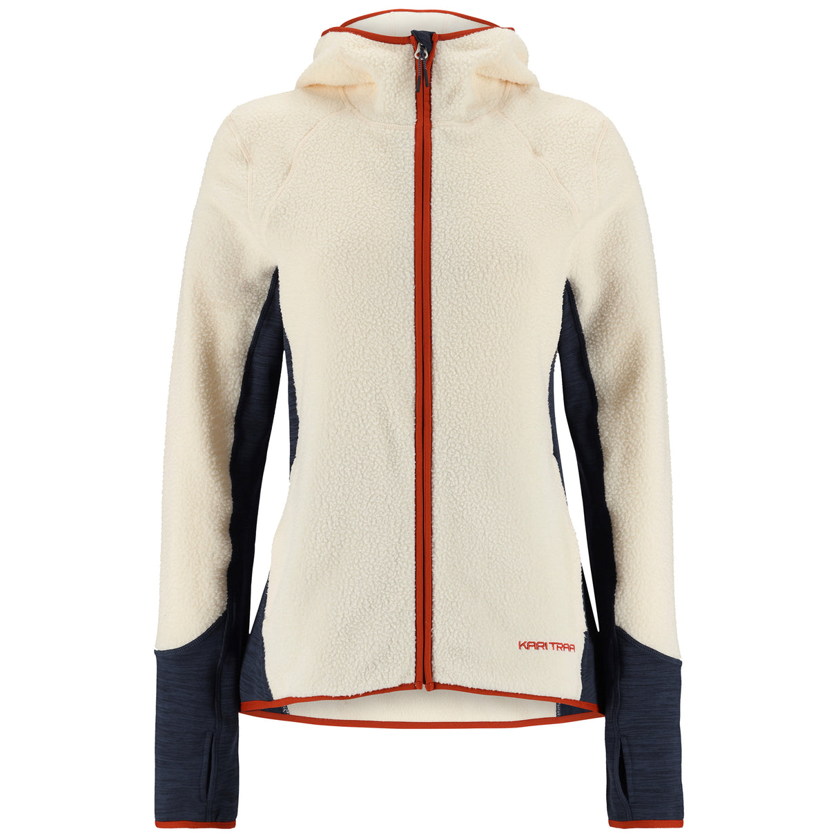 Kari Traa Ragnhild Long Sleeve Fleecejakke Dame - Natural White